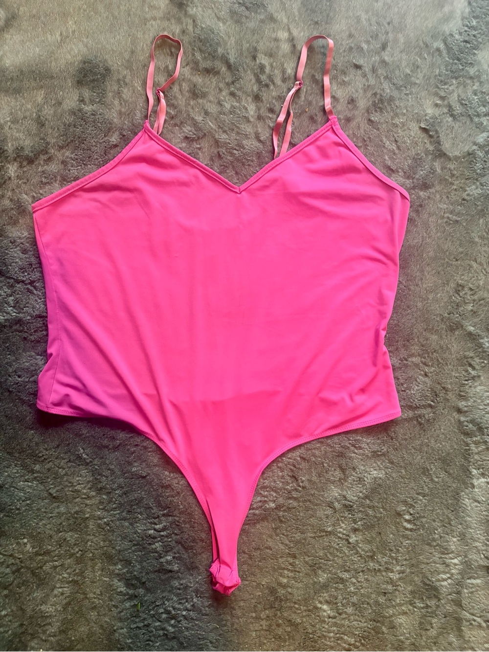 Women’s XL Hot Pink Knit Bodysuit